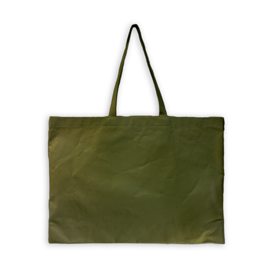 Olive 12oz Canvas - Standard Tote - Blank