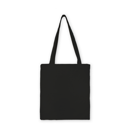 Black 12oz Canvas - Magazine Tote - Single Sided Screenprint