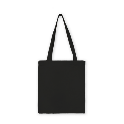 Black Twill - Magazine Tote - Single Sided Screenprint