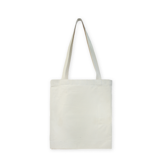 Natural 12oz Canvas - Magazine Tote - Single Sided Screenprint