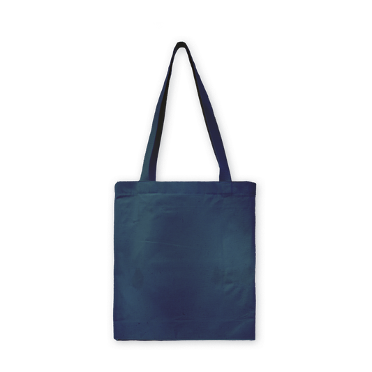 Navy Twill - Magazine Tote - Single Sided Screenprint