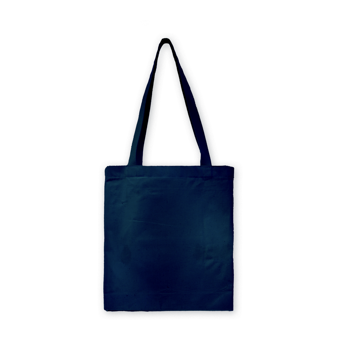 Navy 12oz Canvas - Magazine Tote - Single Sided Screenprint