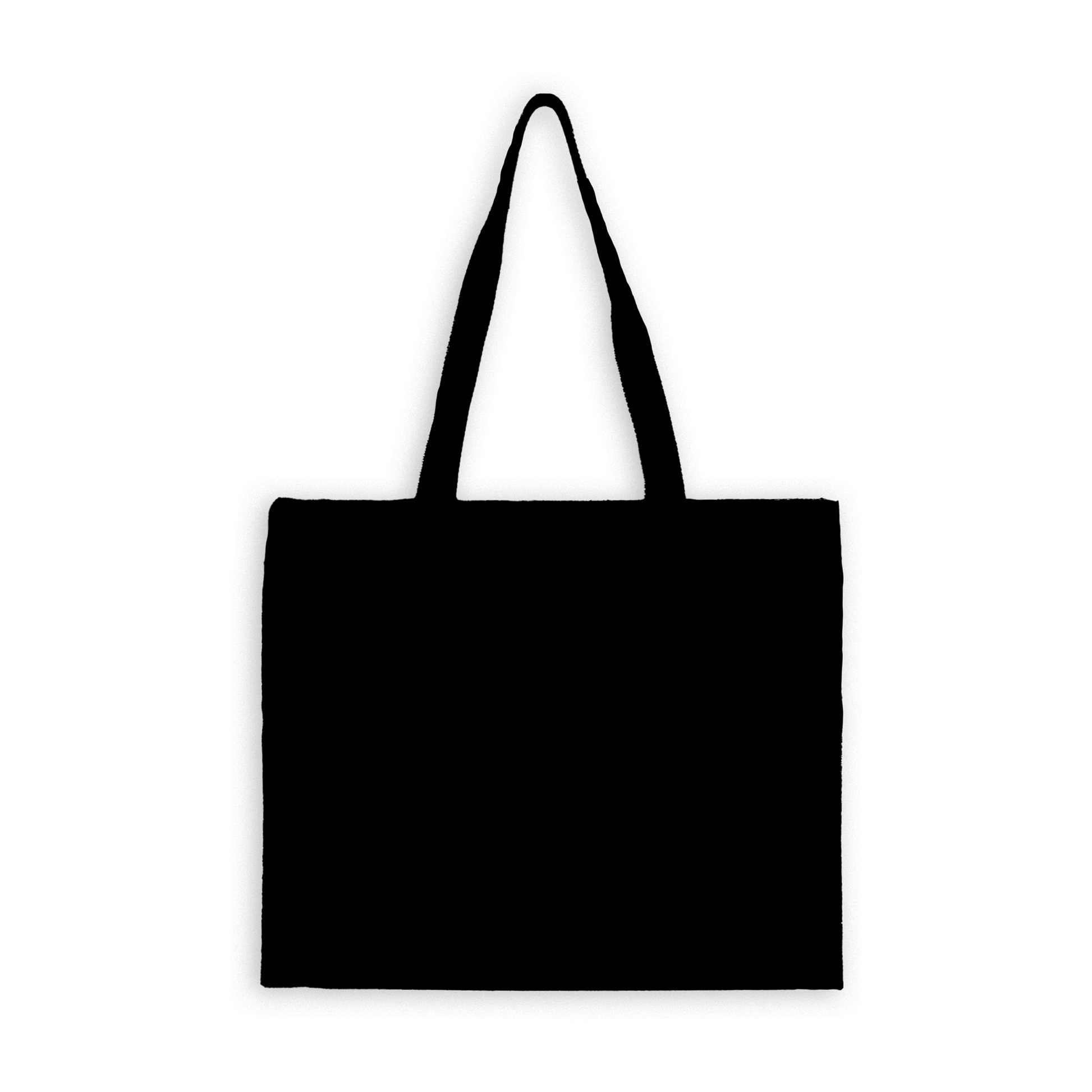 Black 12oz Canvas Standard Tote Blank Studio Trame