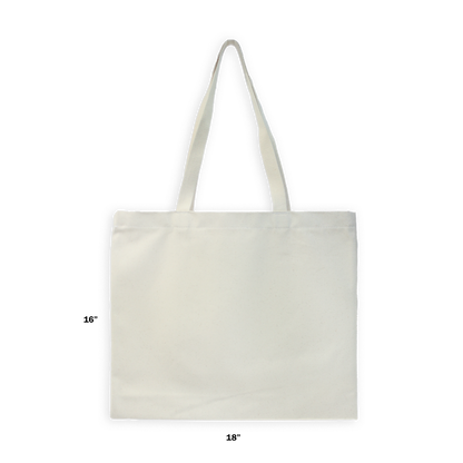 Navy 12oz Canvas - Standard Tote - Blank