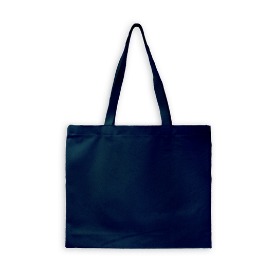 Navy 12oz Canvas - Standard Tote - Single Sided Screenprint