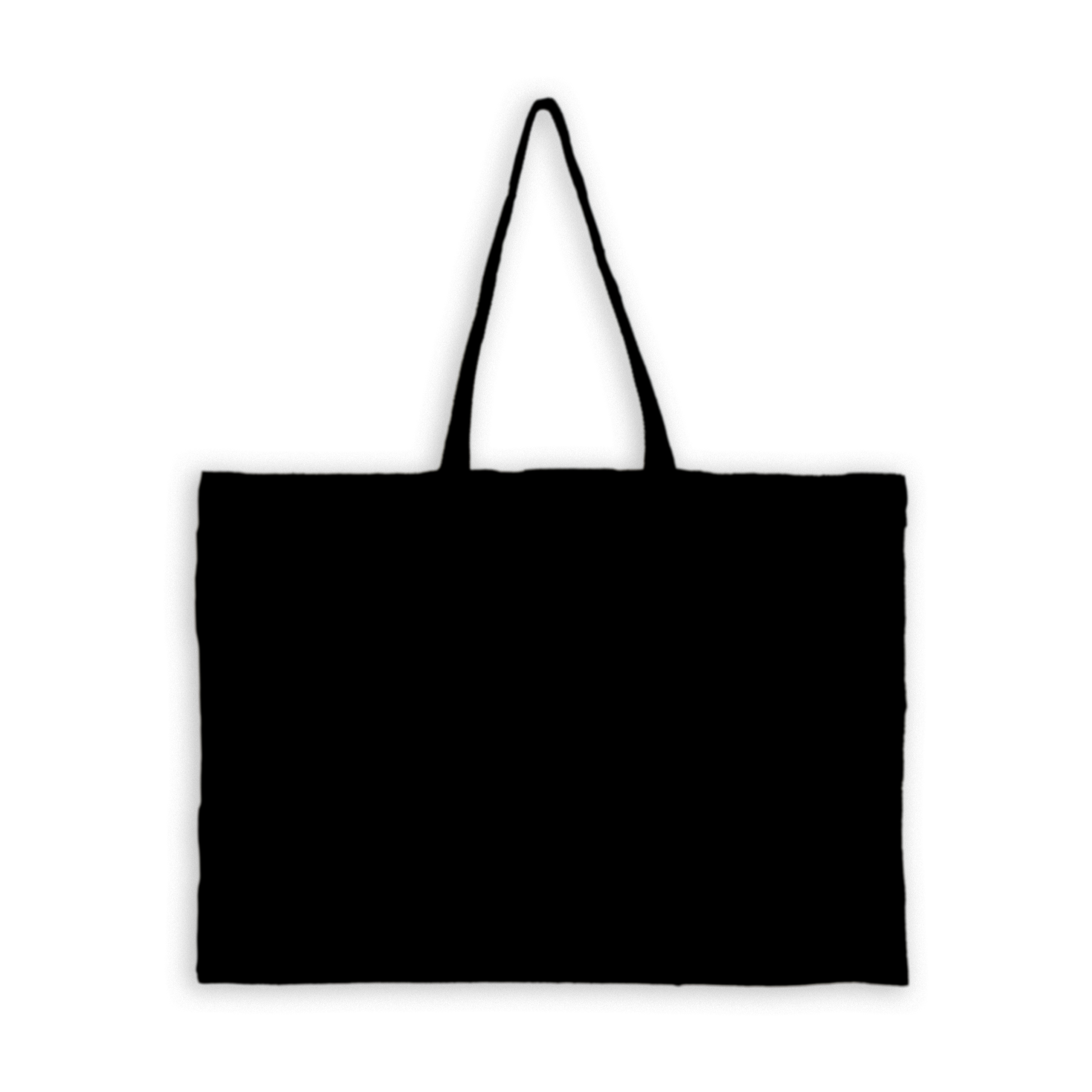 Black 12oz Canvas XL Tote Blank Studio Trame