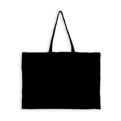 Black 12oz Canvas - XL Tote - Blank