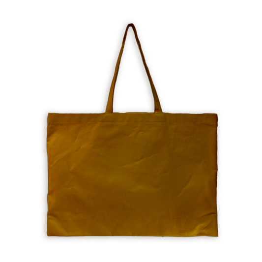 Brown 12oz Canvas - XL Tote - Single Sided Screenprint