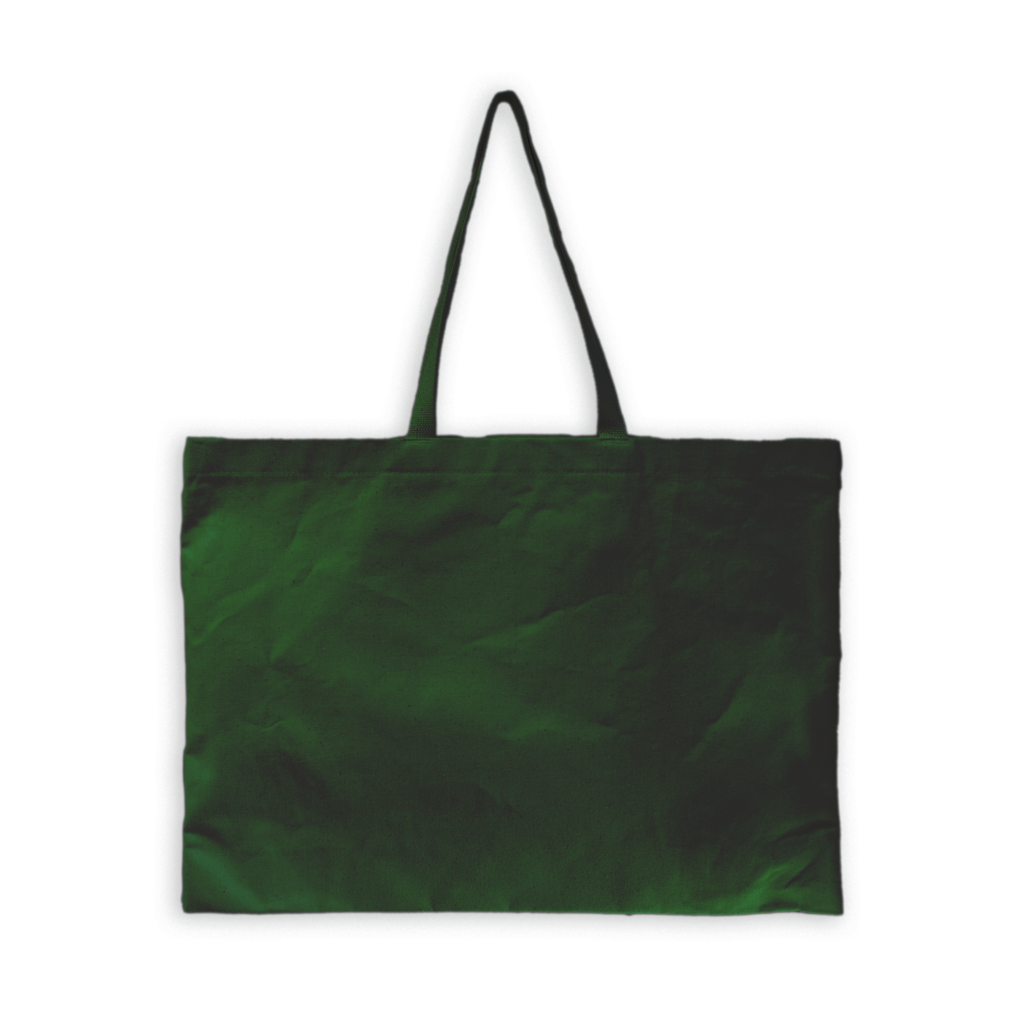 Green Twill - XL Tote - Single Sided Screenprint